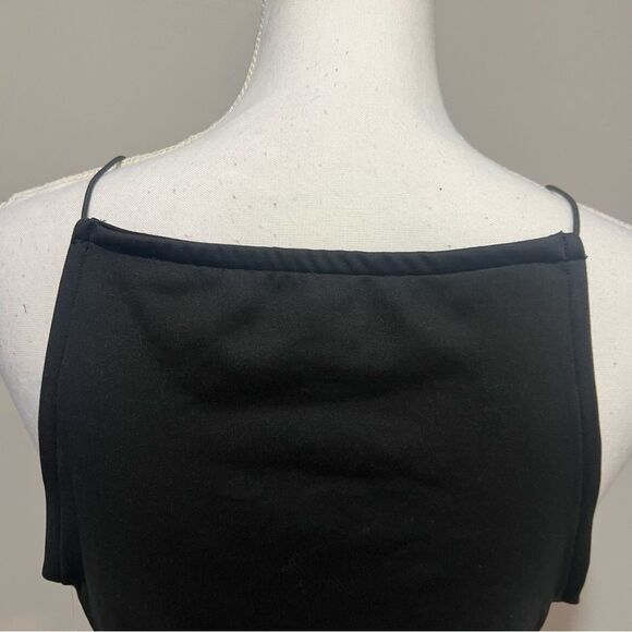 NWT Maeve Anthropologie black square neck tank top size xxs - Picture 5 of 9